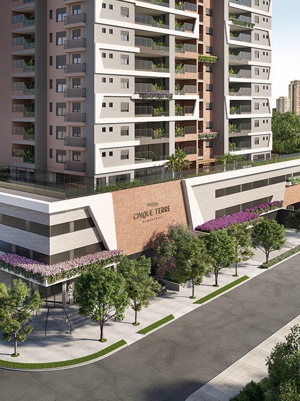 Fachada do Singah, empreendimento da Sousa Andrade em Goiânia