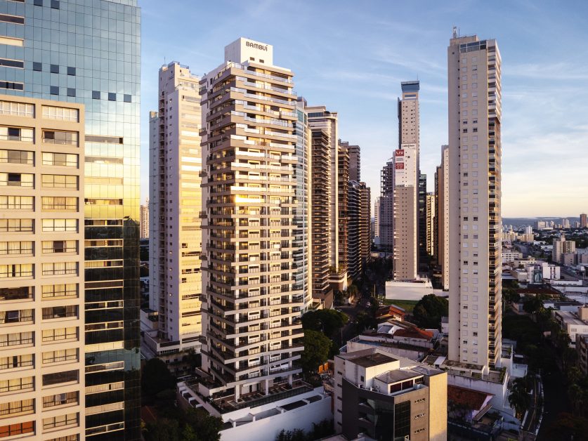 Fachada do Ares Marista, empreendimento da Bambuí em Goiânia